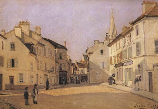 Square in Argenteuil, Alfred Sisley